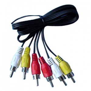 Cabo com 6-RCA m/m